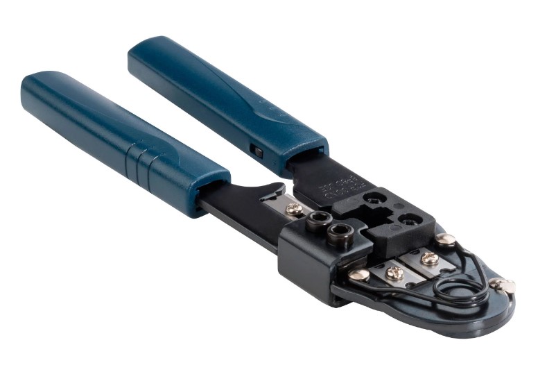 Crimpeadora Ponchadora para cable UTP RJ45 Steren incluye navaja de corte