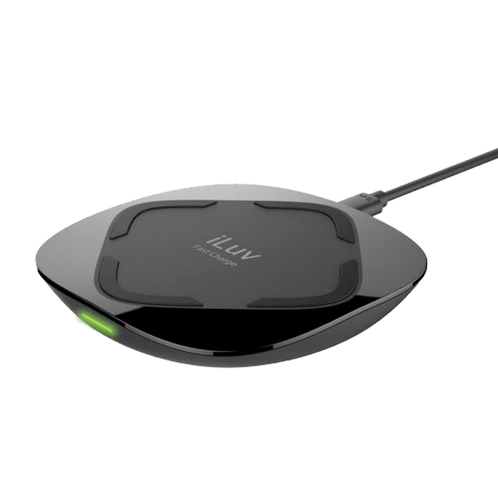 Cargador Wireless iLuv IAD8X10BK 10W Qi Fast Negro