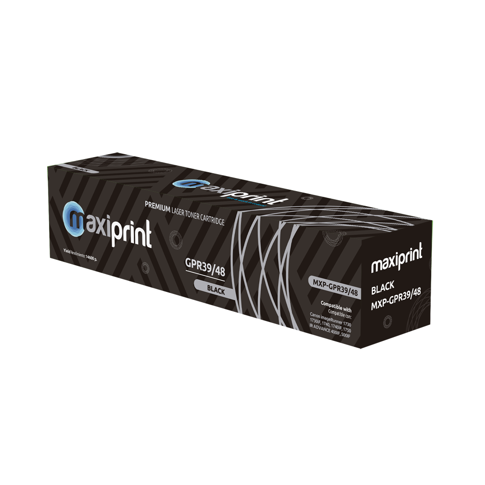 Cartucho de Toner Maxiprint Compatible con Canon GPR 39-GPR 48 negro