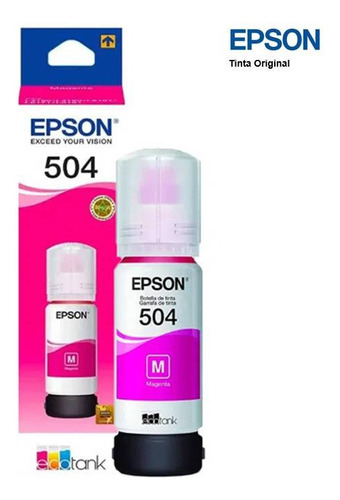 Botella de Tinta Magenta Epson T504 T504320-AL