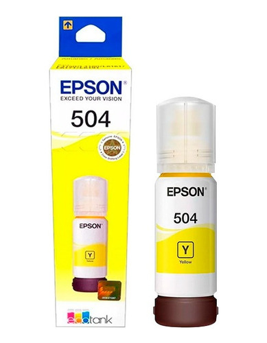 Botella de Tinta Amarilla Epson T504 T504420-AL