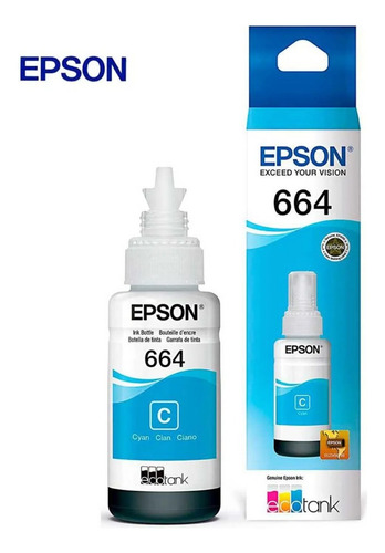 Botella de Tinta Cian Epson T664 T664220-AL