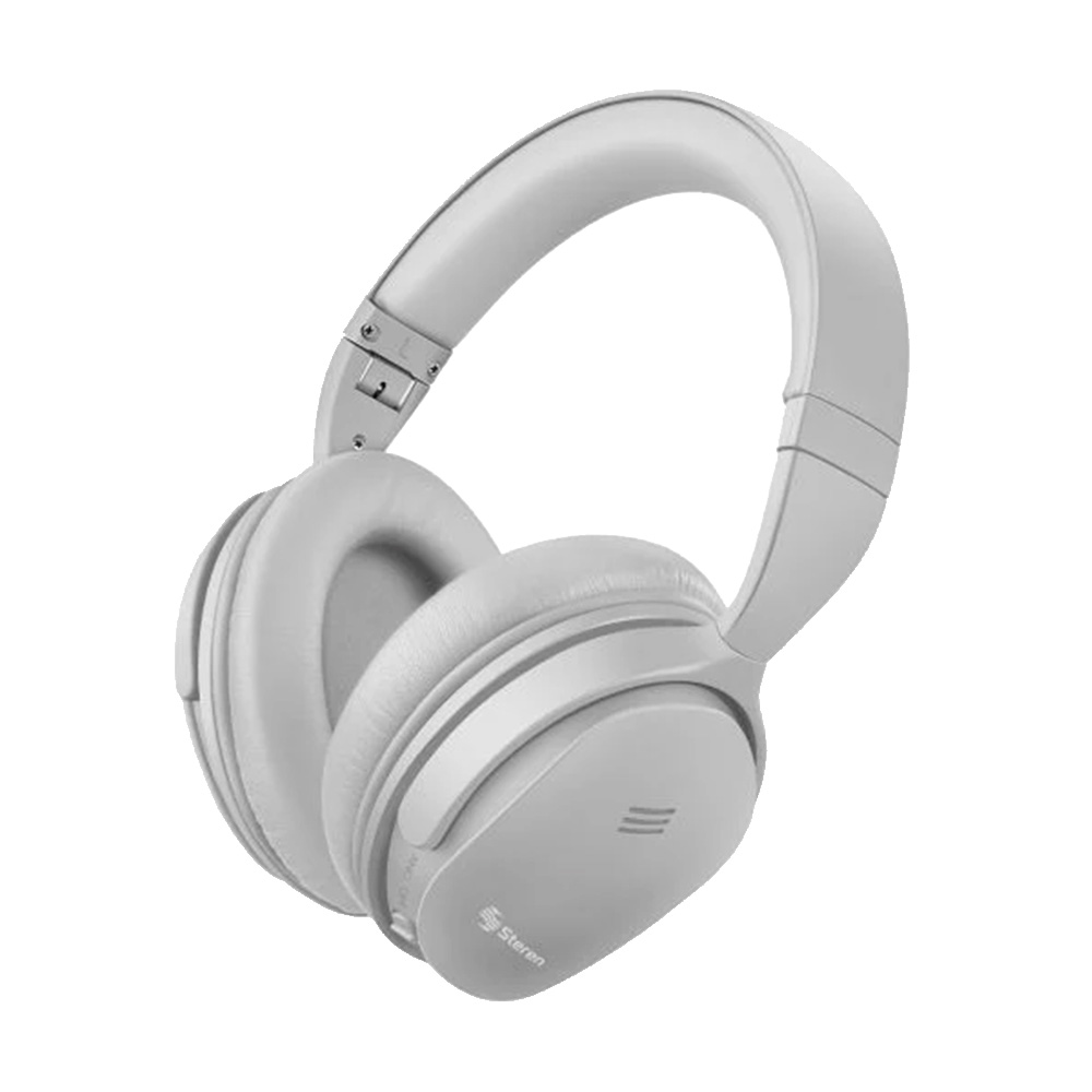 Audífonos inálambricos Bluetooth Steren con cancelación de ruido batería de hasta 12h Gris