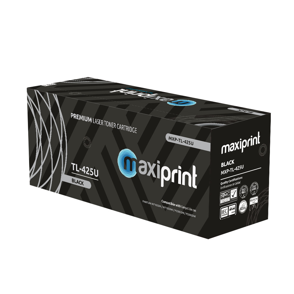 Cartucho de Toner Maxiprint Compatible con Pantum TL-425U negro