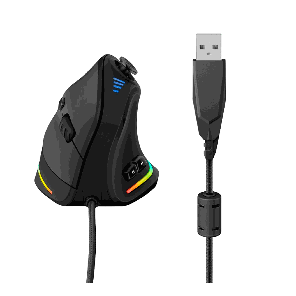 Mouse vertical Gamer Steren USB cable t/cordon 10000 Dpi
