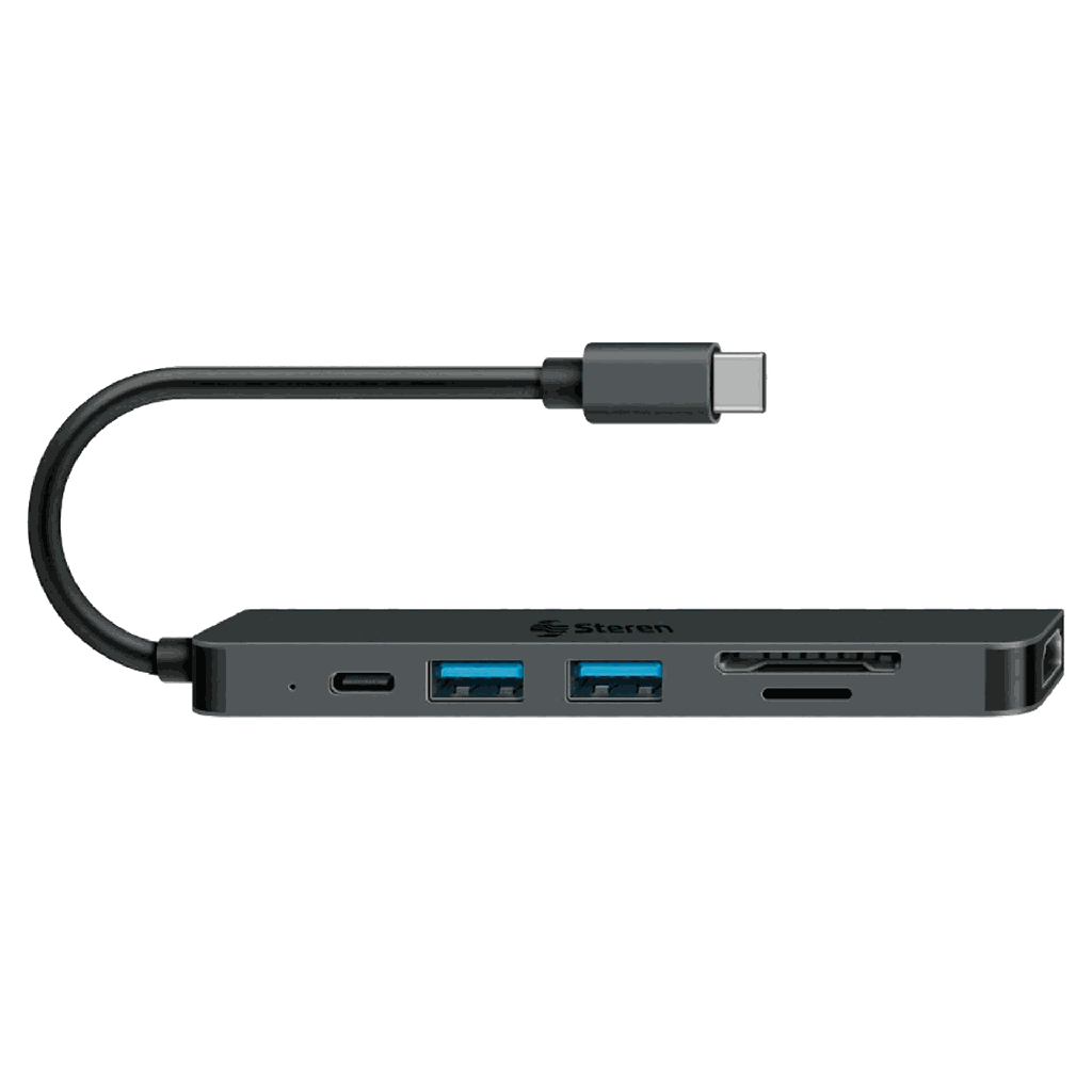 Estacion de Conexión HUB USB C 6 en 1 Steren