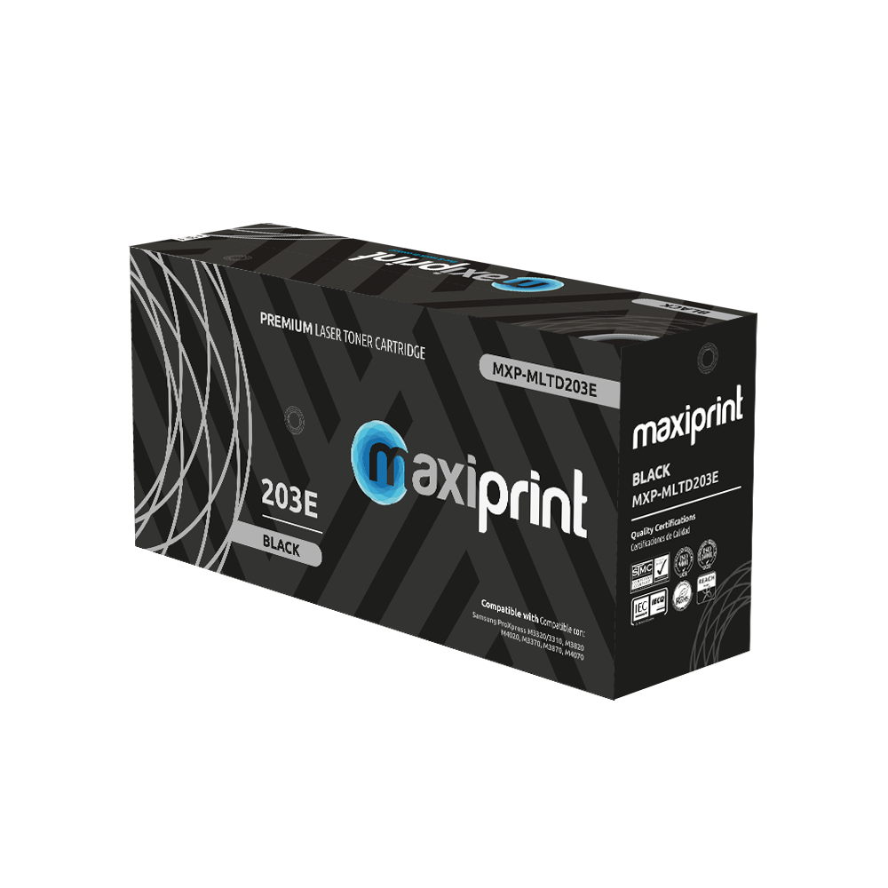Cartucho de Toner Maxiprint Compatible con Samsung MTLD203E negro