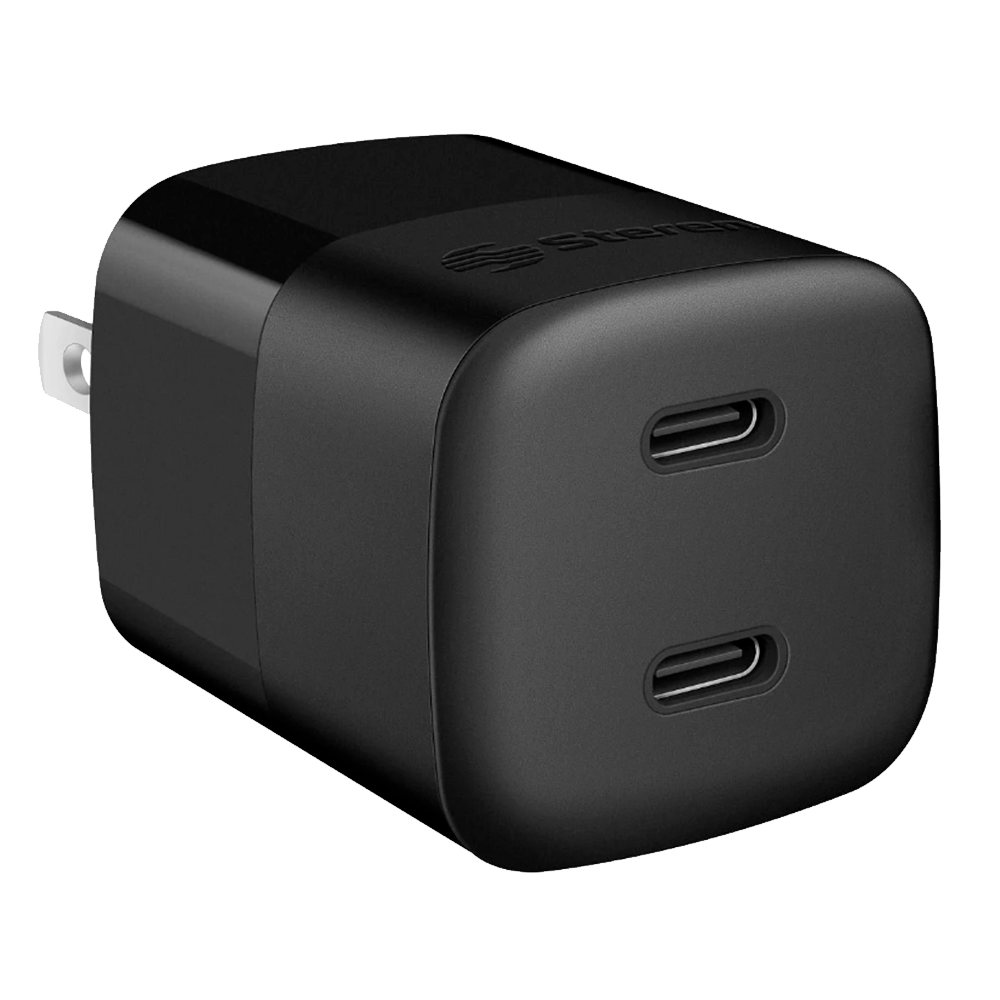 Cargador USB C Carga Rápida Steren doble puerto 36W