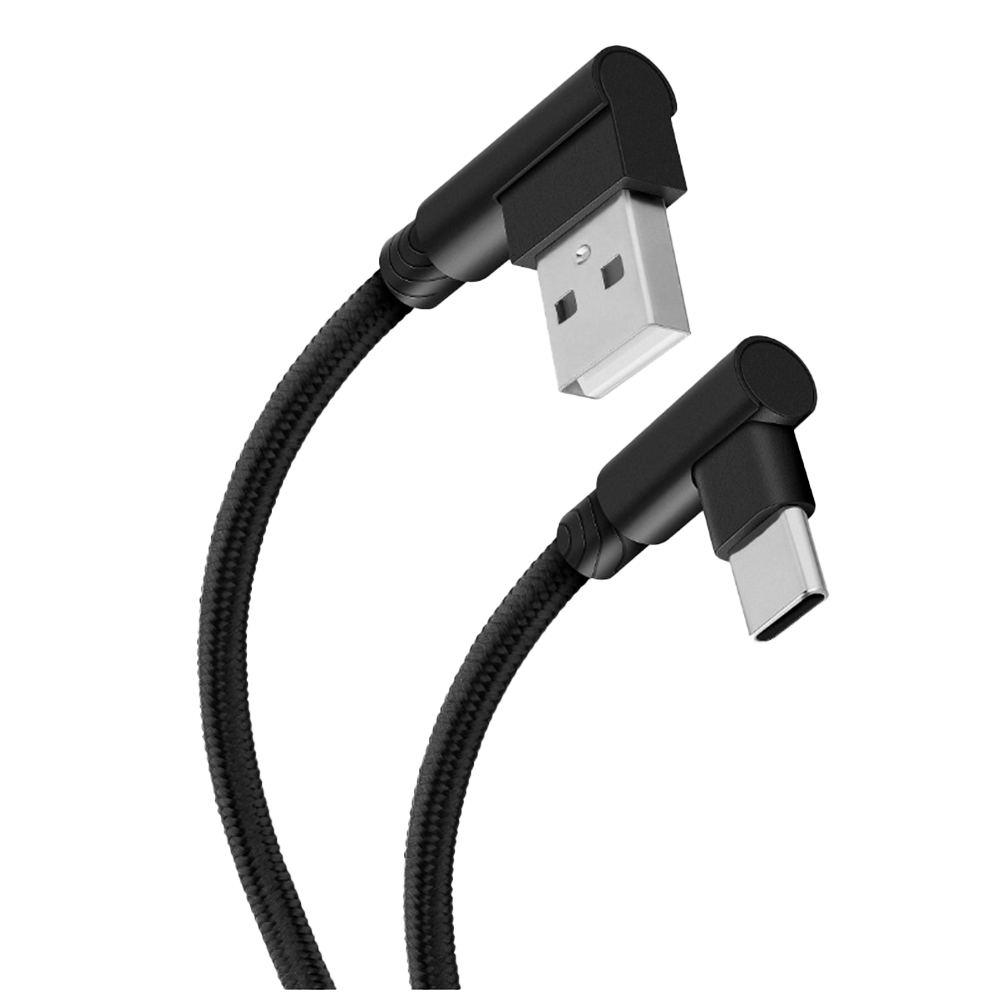 Cable USB a USB C con angulo 90º 1.2m