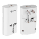 Adaptador Universal para viajes con cargador USB Steren