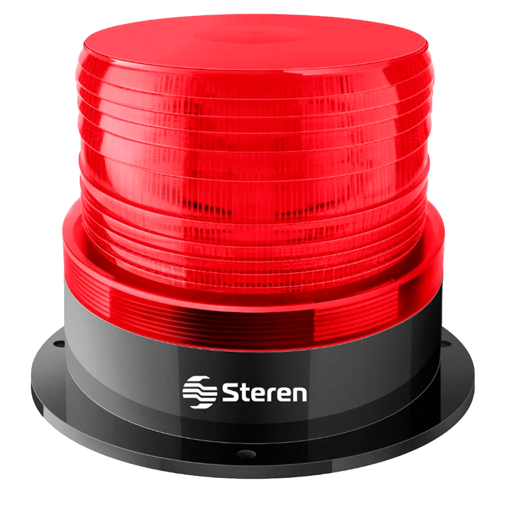 Luz led estroboscópíca Steren roja para alarmas 12V