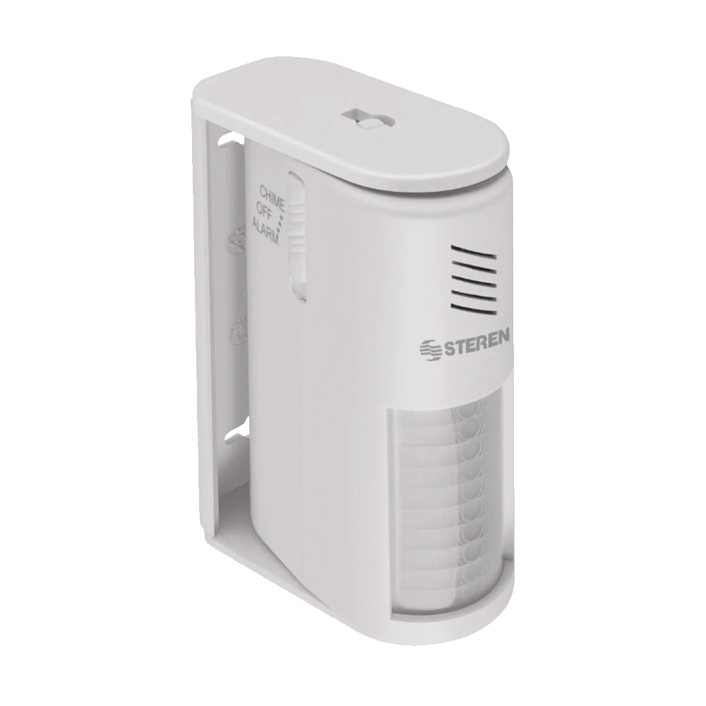 Sensor de Movimiento con timbre Steren rango 8m para anunciar entrada en comercios