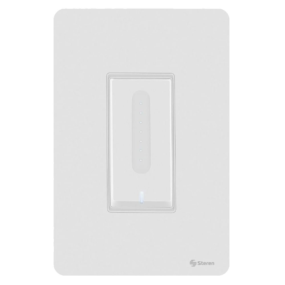 Interruptor Inteligente Wifi con dimmer Steren 1 apagador