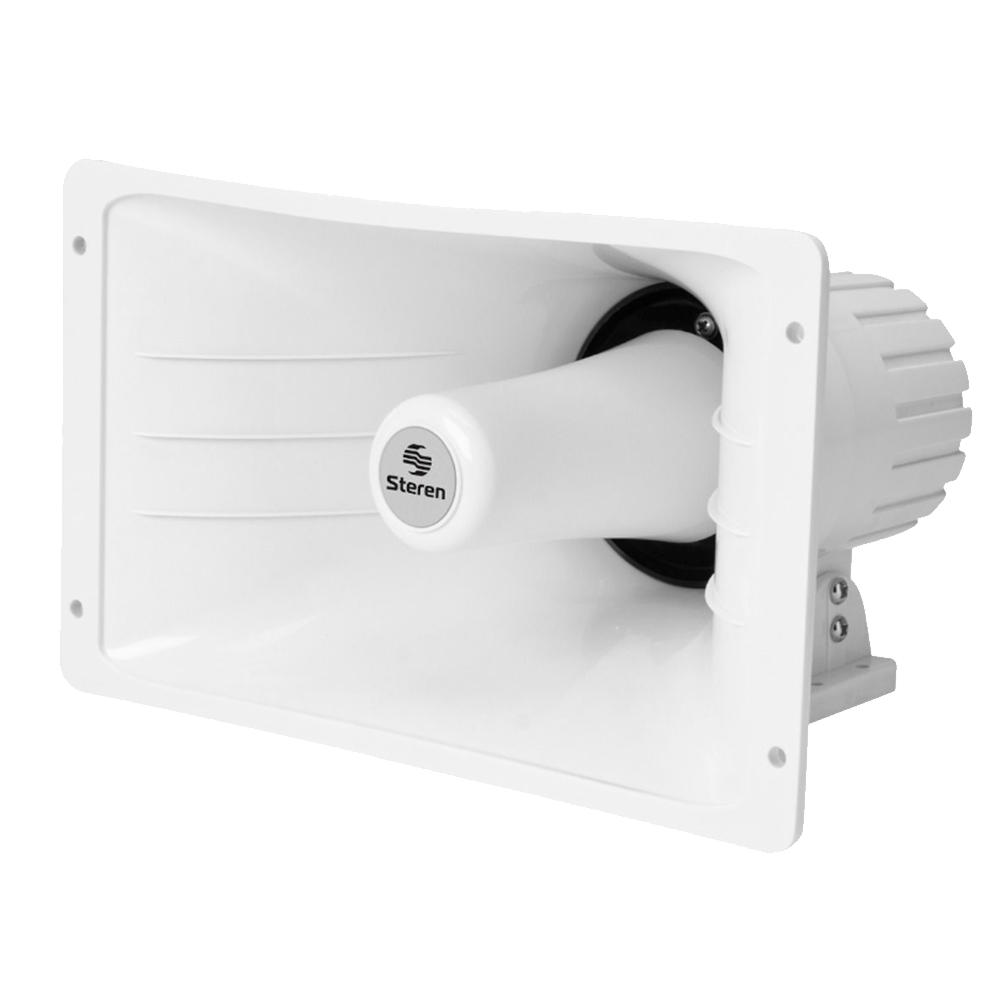Parlante Bocina Steren 40W plástica blanco
