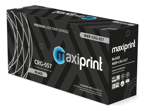 Cartucho de Toner Maxiprint Compatible con Canon CRG 057 negro