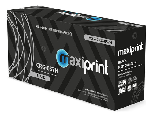 Cartucho de Toner Maxiprint Compatible con Canon CRG 057 H negro