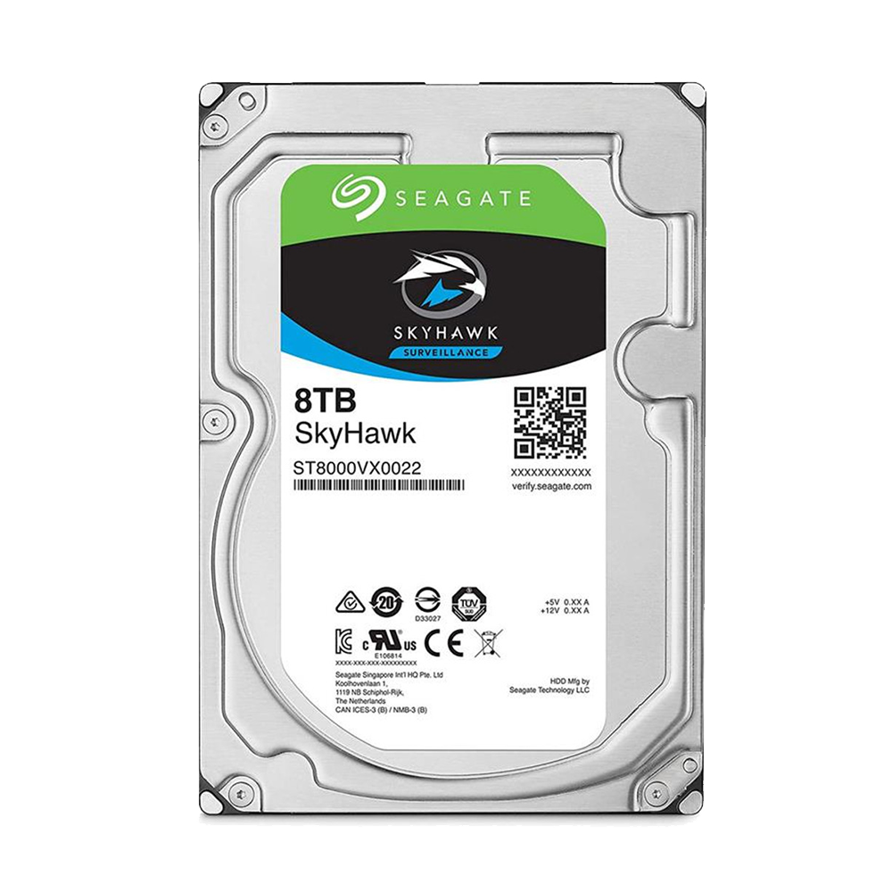 Disco Duro Interno Seagate SkyHawk 8TB SATA 6GB/s 256MB 3.5
