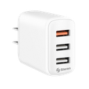 Cargador Triple USB QC 18W Y Estándar USB 12W