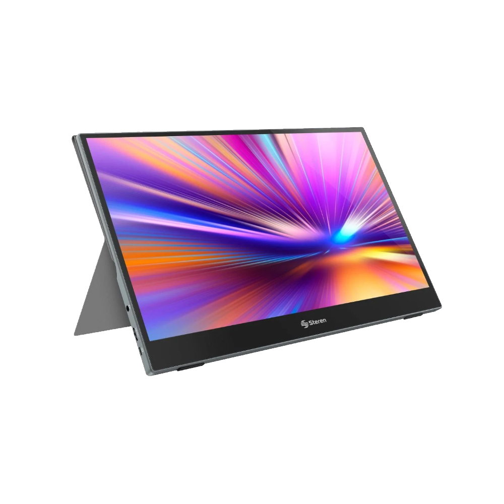 Monitor Portatil Touch Steren 15.6" HDR para Laptop Full HD 1080