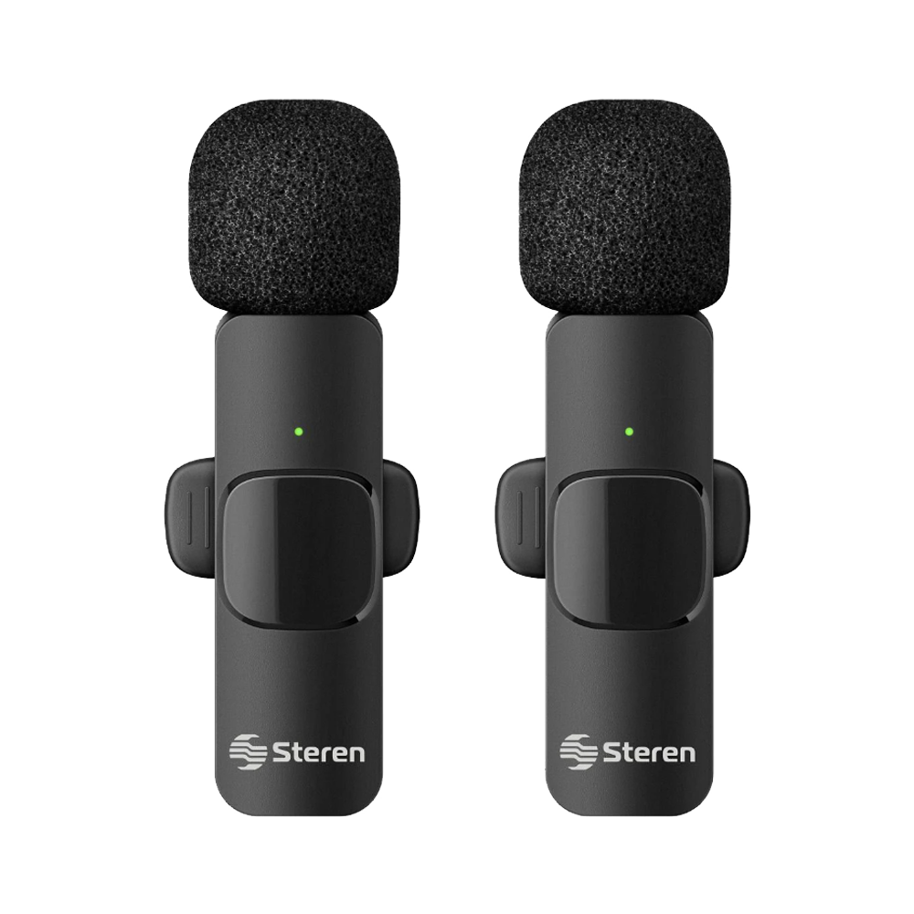 Micrófonos Inalámbricos USB/USB C/Lightning Steren con clip