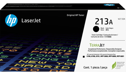 Cartucho de Toner HP W2130A serie 213A Negro