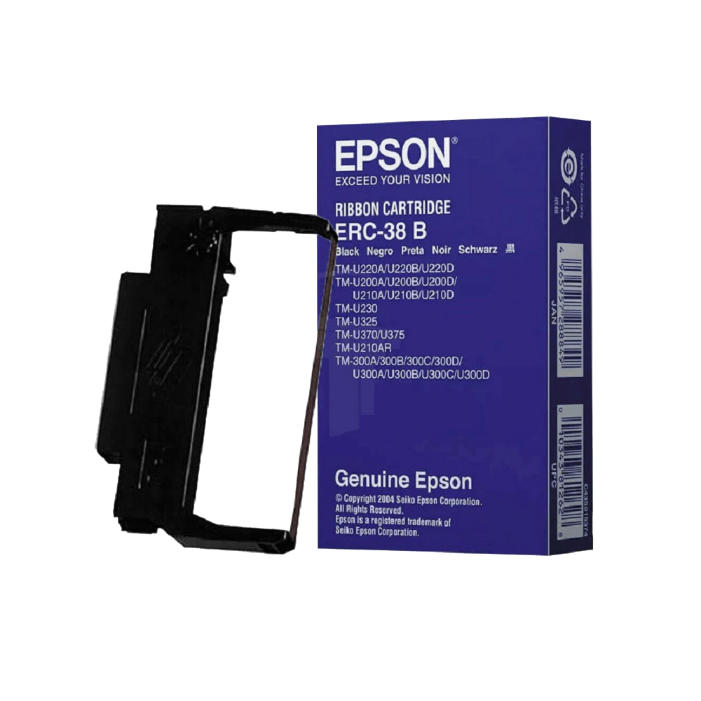 Cinta Original Epson ERC 38 Negro