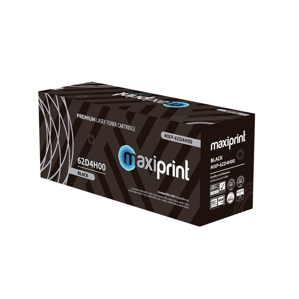 Cartucho de Toner Maxiprint Compatible con Lexmark 62D4H00 Negro