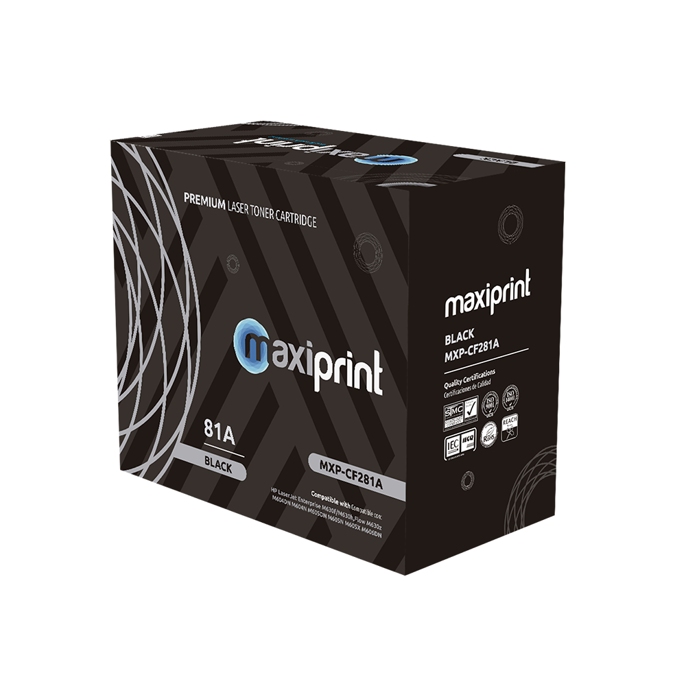 Cartucho de Toner Maxiprint Compatible con HP CF281A Negro