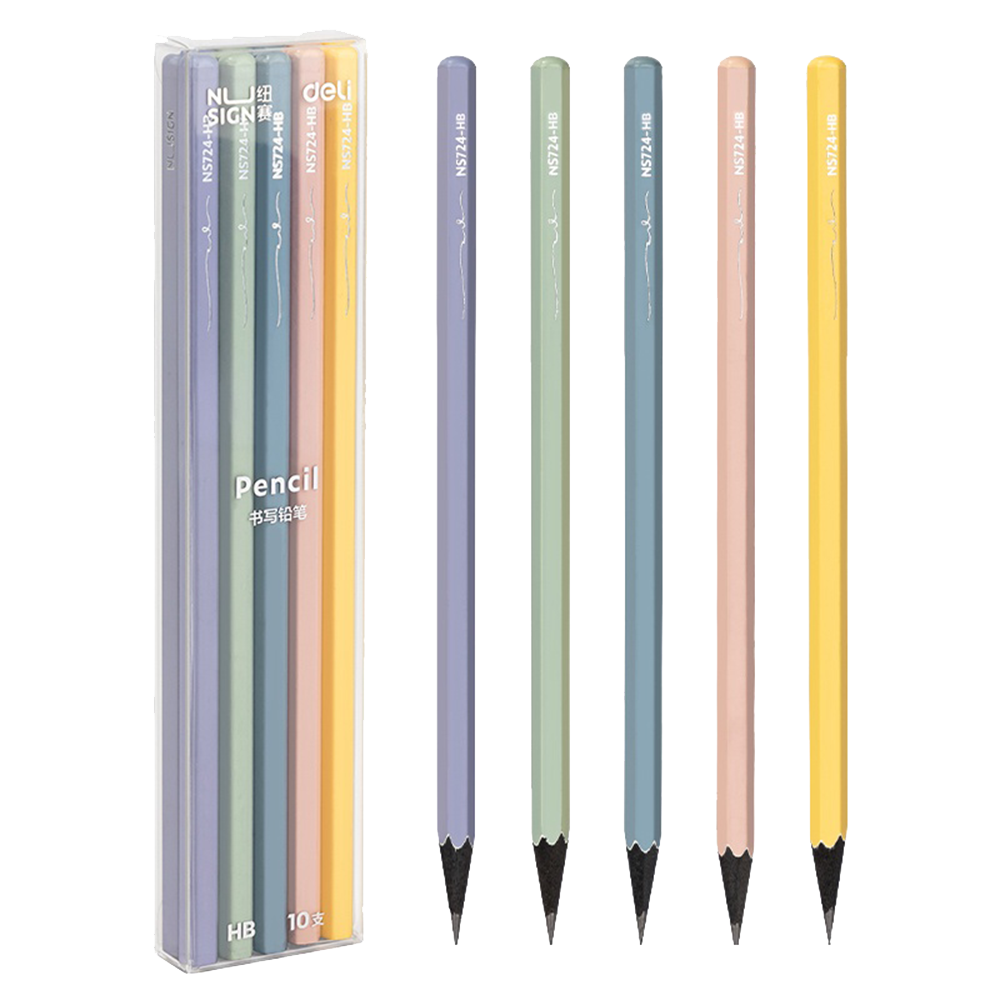 Lápiz de Grafito 2B Nusing-Deli caja 10und *UMV-4 cajas*