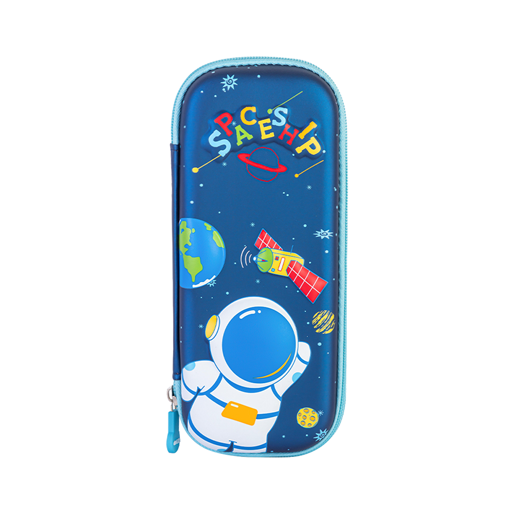 Cartuchera 3D Deli Astronauta Azul 227x100x42mm *UMV-1und*