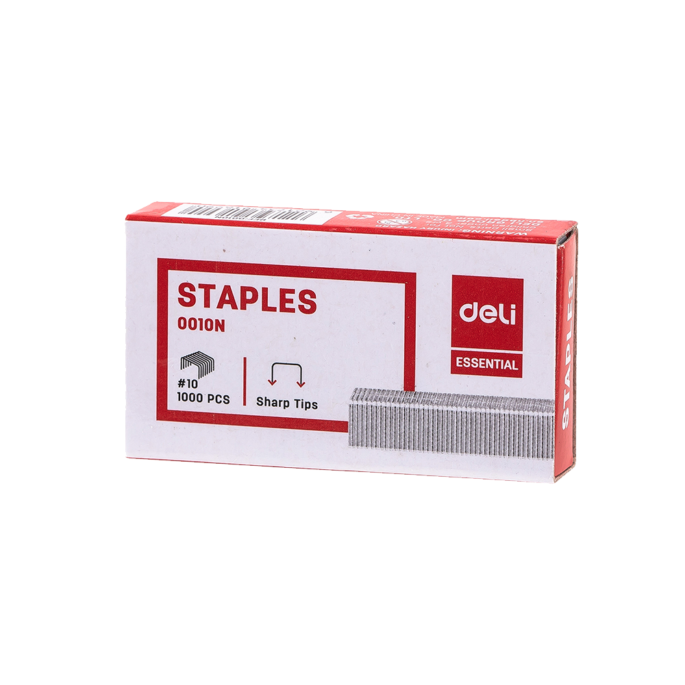 Grapas Lisas #10 Deli caja de 1000und *UMV-Inner de 20 cajas*