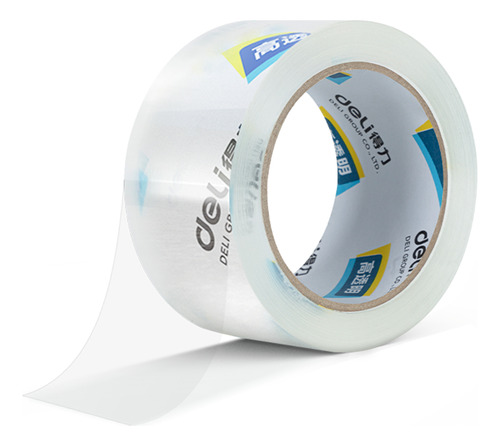 Cinta de Embalar Transparente Deli 48mmx91m *UMV-1pack de 6und*