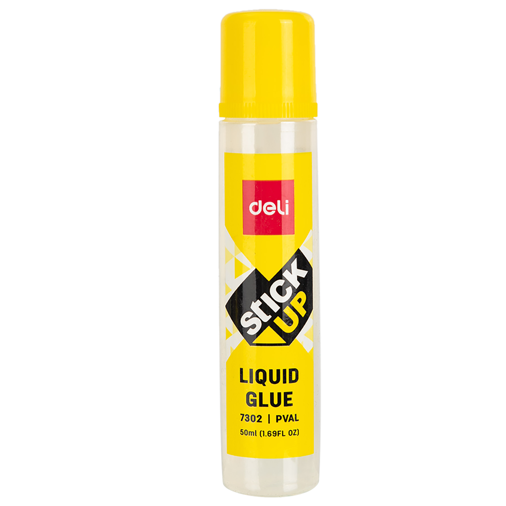 Pega líquida Transparente Deli 50ml *UMV-1 display de 24 und*