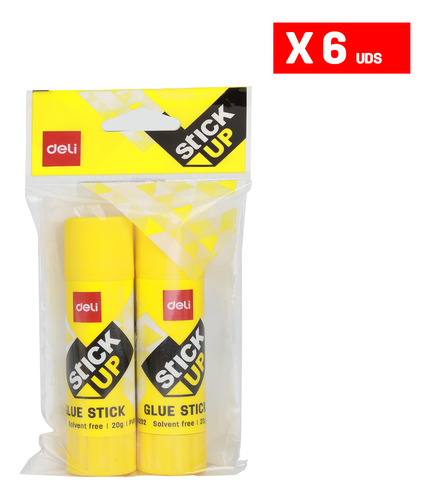Pega de Barrita Deli 20gr *UMV-6 bolsas de 2 und*
