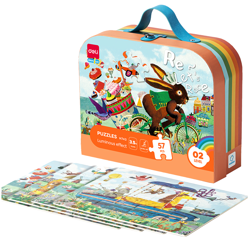 Rompecabeza para niños 57 piezas Deli *UMV-1und*