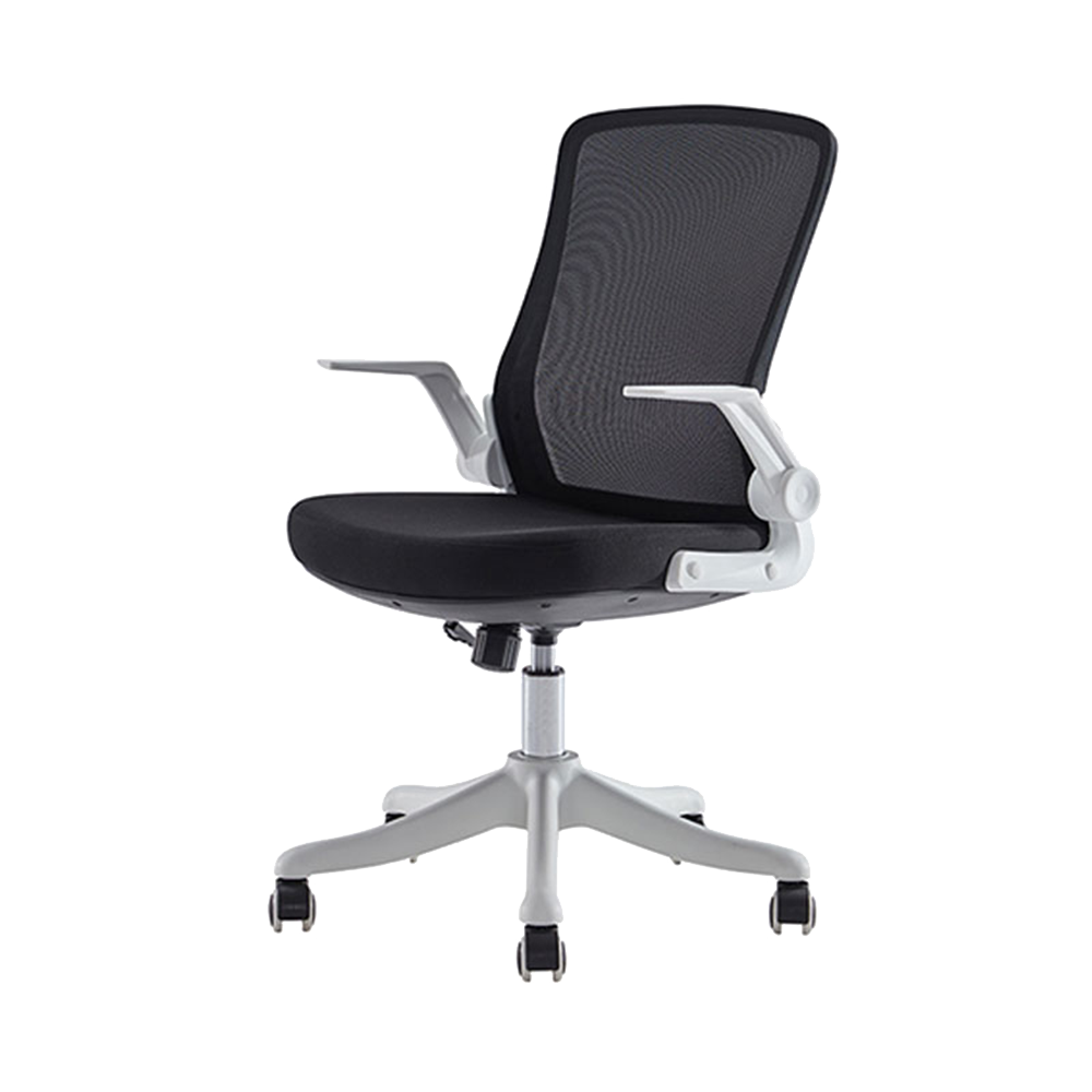 Silla Ejecutiva Ergonómica gris posa brazos movibles 91106 Deli *UMV-1und*