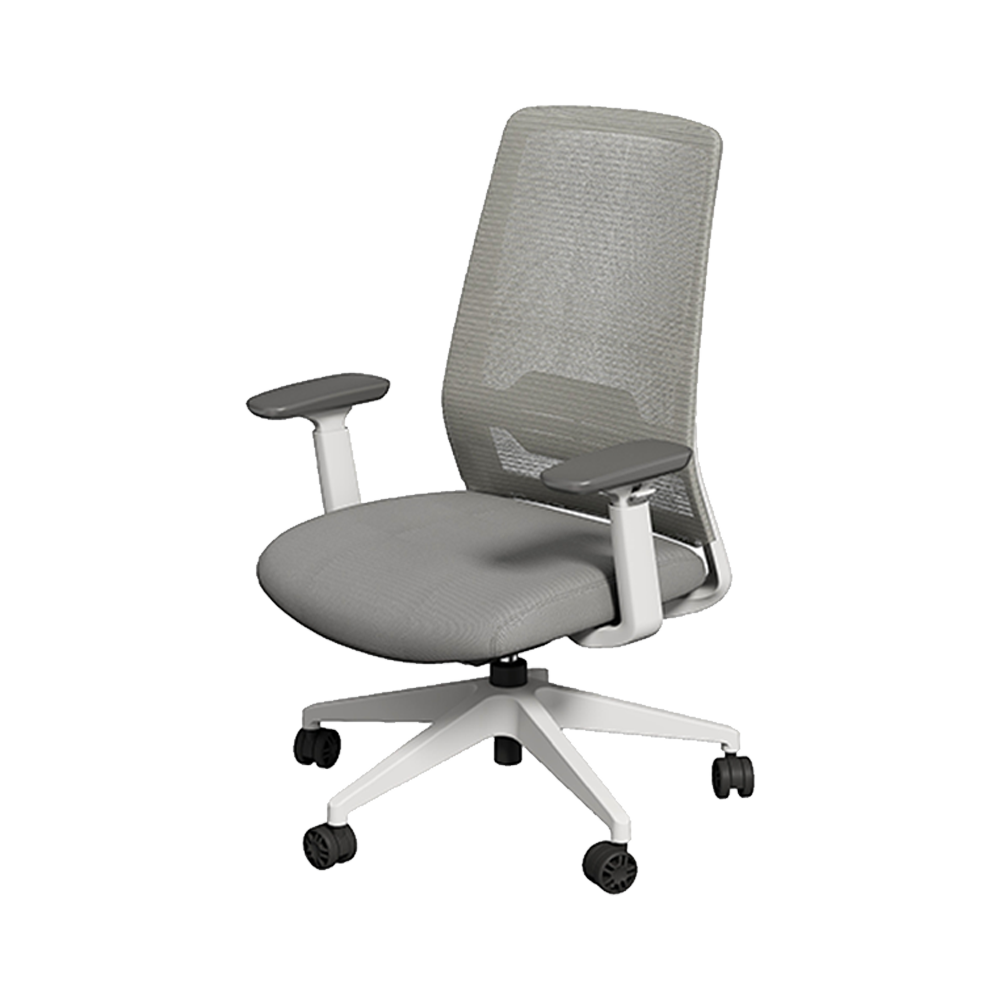 Silla Ejecutiva Ergonómica gris posa brazos movibles CSBD04 Deli *UMV-1und*