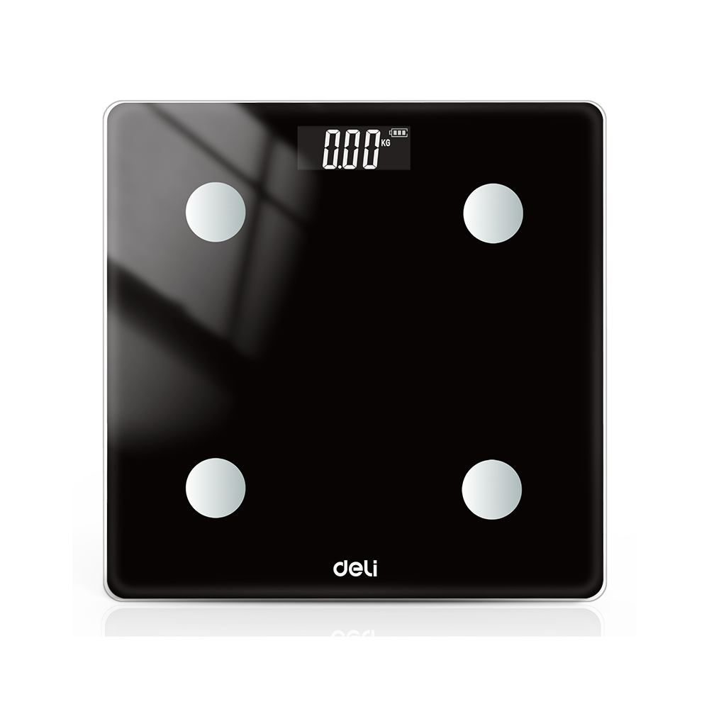 Peso Balanza Digital Corporal 180kg negro Deli *UMV-1und*