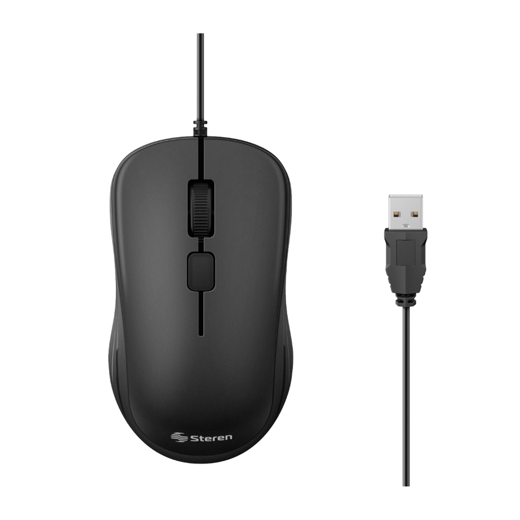 Mouse USB óptico 1000 DPI Steren