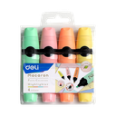 Resaltador Deli Macaron Punta Biselada 1-5mm Colores Pastel Surtidos *UMV-1 set*