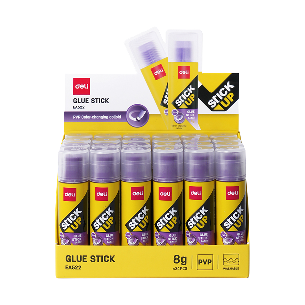 Pega de Barrita Deli 8g Morada *UMV-1 display de 24 und*