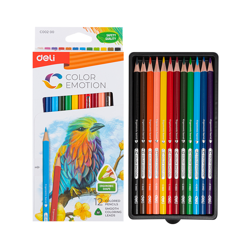 Colores Color Emotion Deli caja 12 colores *UMV-1 caja*