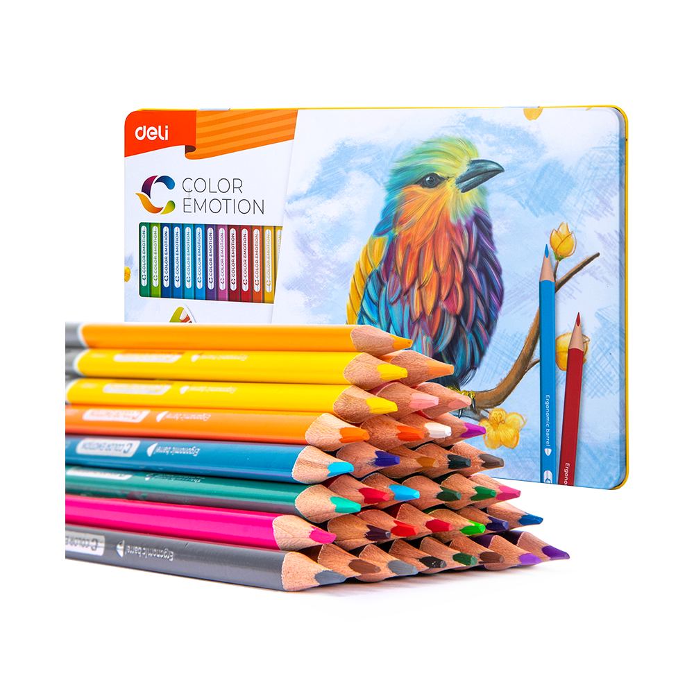 Colores Color Emotion Deli caja metálica 36 colores *UMV-1 estuche*