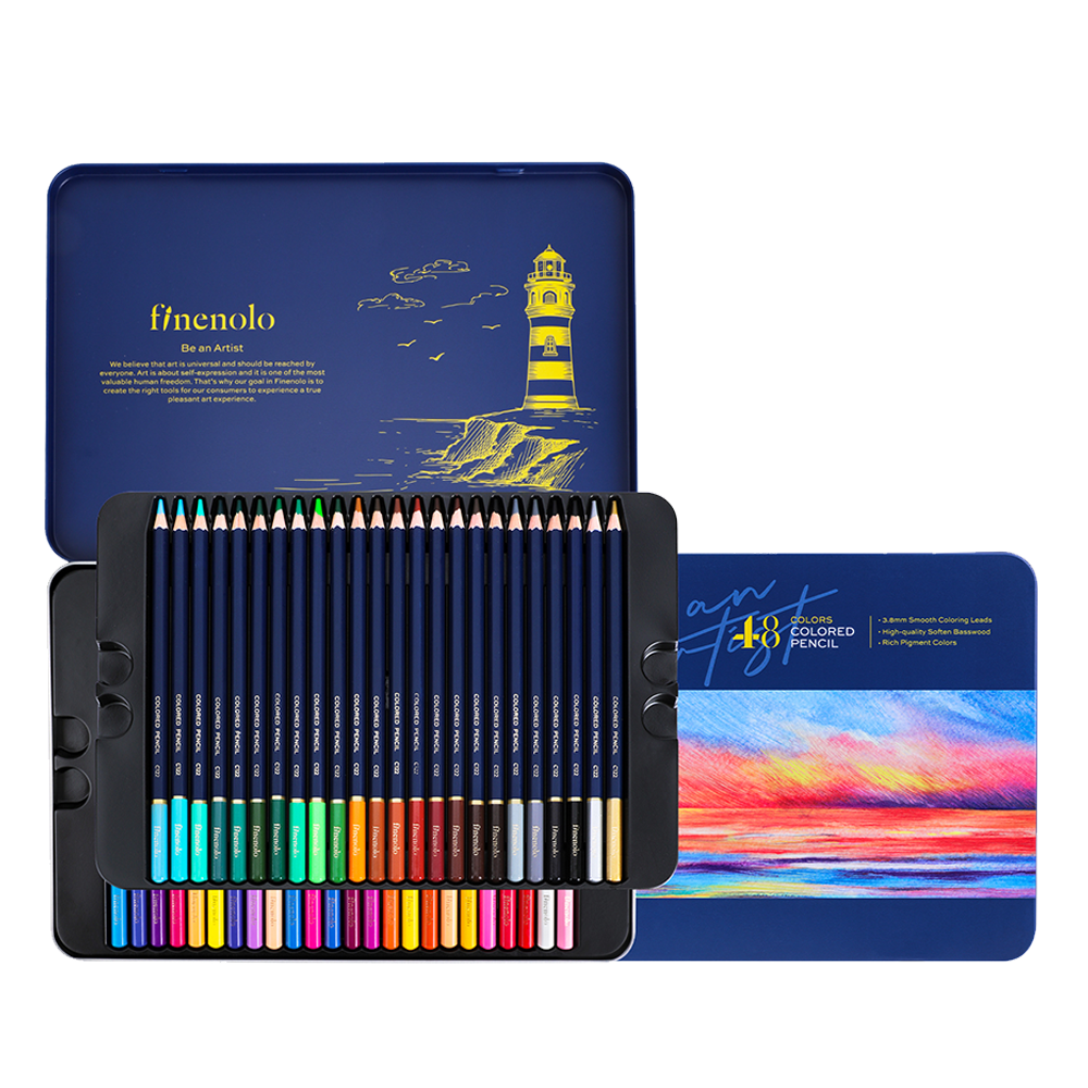 Colores Finenolo Deli estuche metálico 48 colores *UMV-1 estuche*