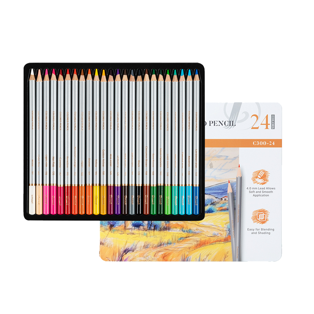 Colores Dmast Deli estuche metálico 24 colores *UMV-1 estuche*