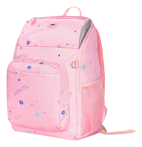 Bolso Morral Escolar planetas rosado Deli BB167 *UMV-1 und*