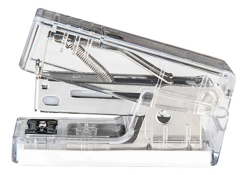 Engrapadora mini 12 pág. transparente Nusign Deli grapas 24/6 26/6 *UMV-1und*