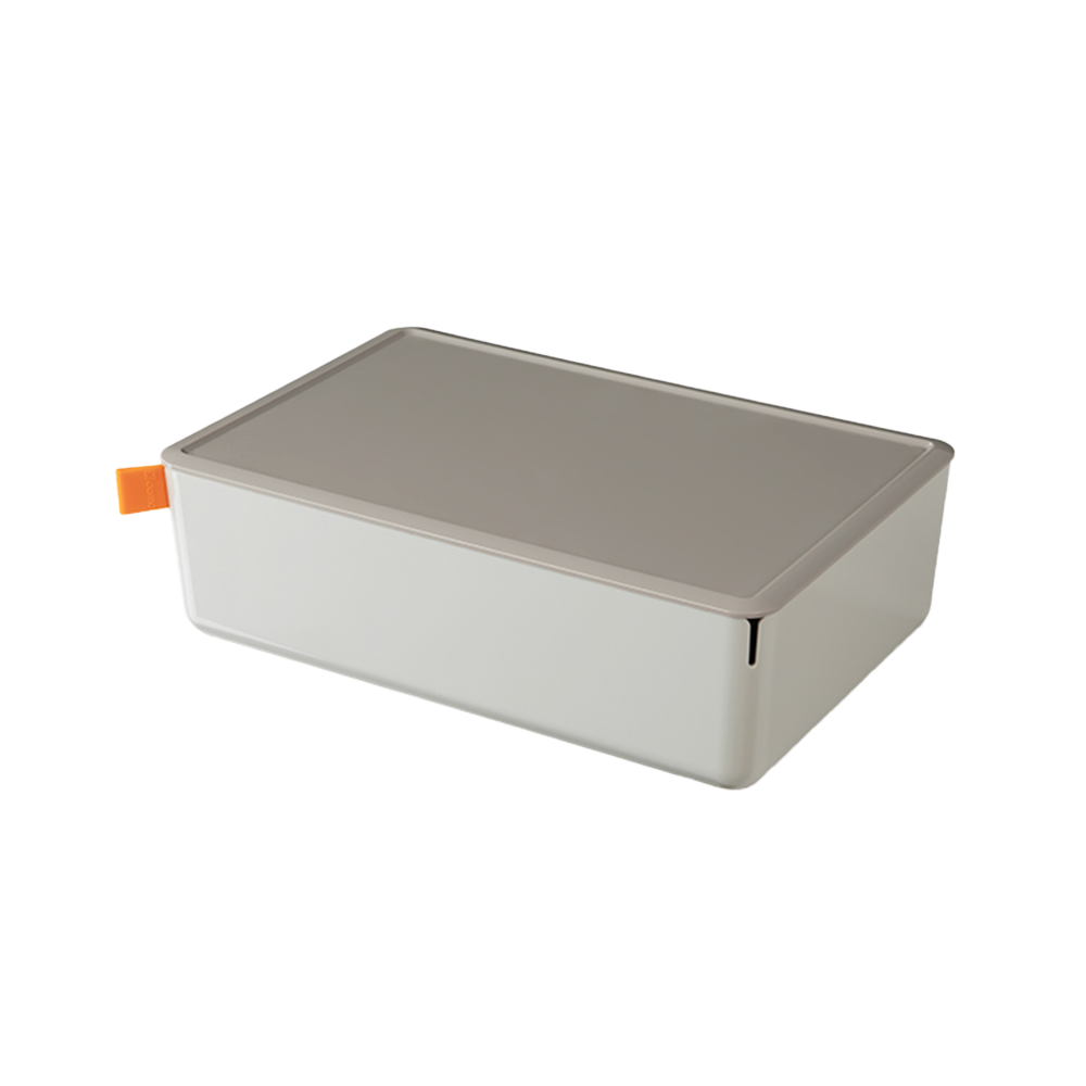 Caja organizador plástica gris claro Deli 317*212*93.5mm *UMV-1 und*