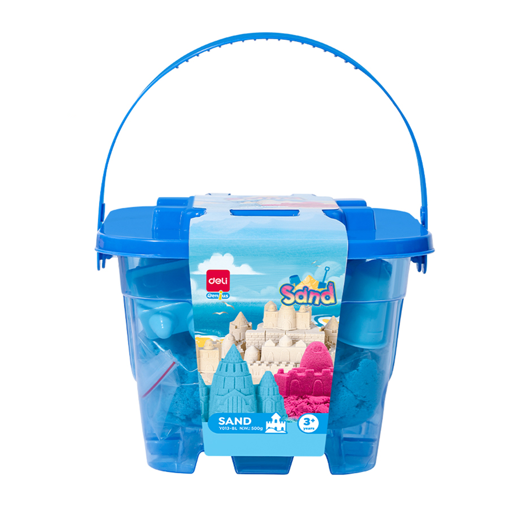 Set de Arena Moldeable azul Genius Deli *UMV-1und*