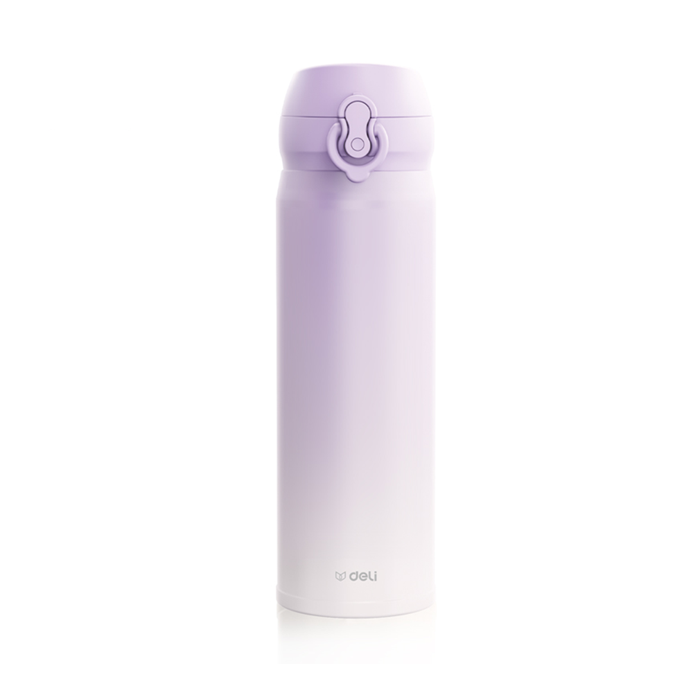 Botella Termo de agua morado 500ml Deli *UMV-1 und*